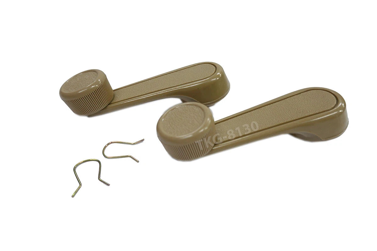 Beige Window Crank Handle for Toyota Tundra, Camry, 4Runner, Tercel, Celica (2000-2023)