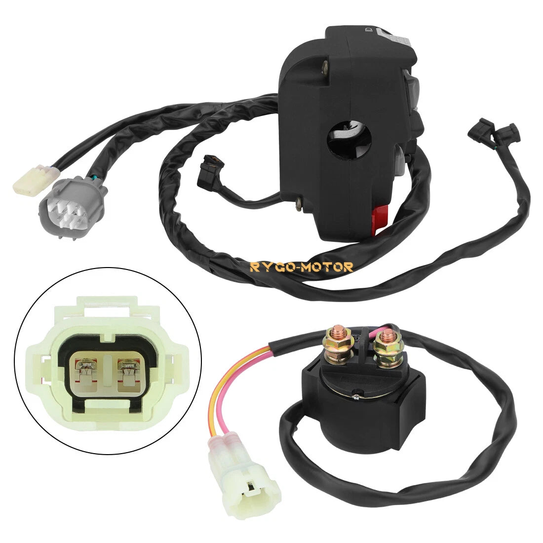 Handlebar & Starter Relay Switch 2x4 for Honda Recon 250 ES TRX250TE (2007–2020)
