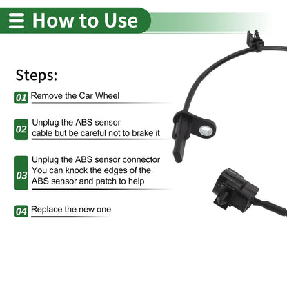 ABS Wheel Speed Sensor for Chevrolet Sail 3 Rear Right