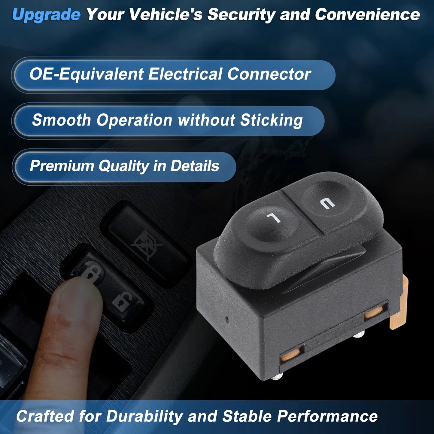 Driver Side Door Lock Switch for Ford F-150 F-250 F-350 (1991-1996)