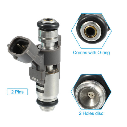 4 Pcs Fuel Injector for PEUGEOT 206 307 Hatchback 1.4L 16V (2003-2007)