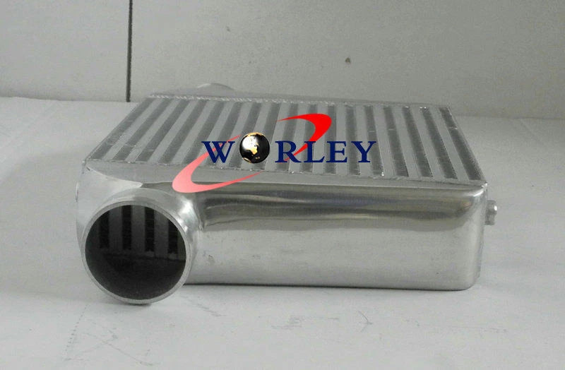 Universal Front Mount Aluminum Turbo Intercooler 76mm