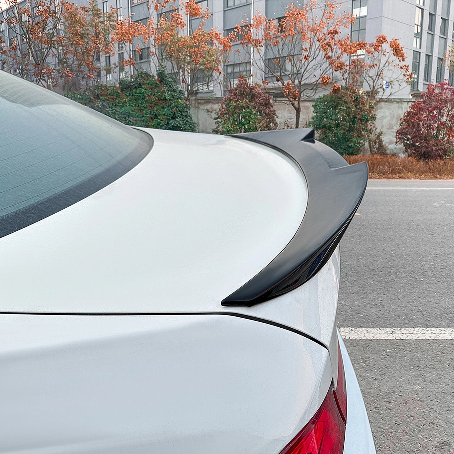 Gloss Black Rear Boot Spoiler Lip for BMW 3 Series E90 M3 (2005-2012)