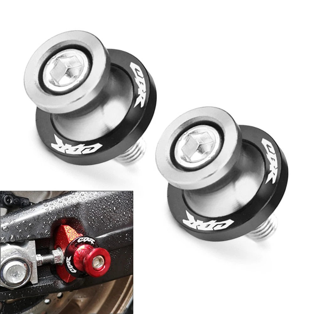 Silver Motorcycle Swingarm Spools 8MM for Honda CBR (2003-2023)