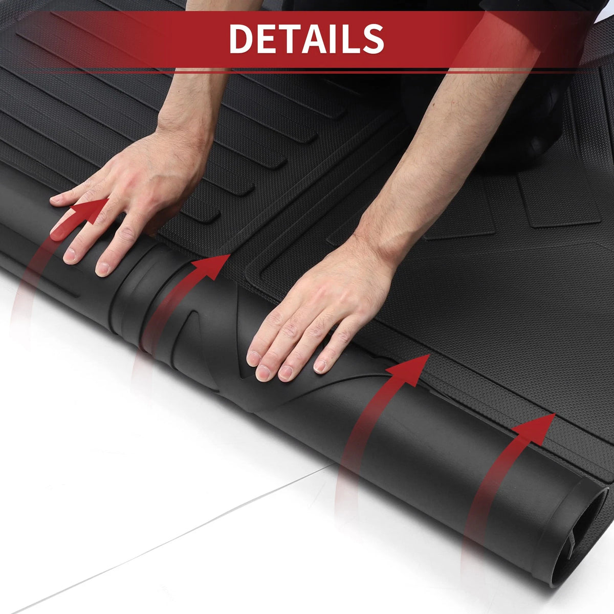 Cargo Liner Rear Trunk Mat for Toyota RAV4 (2019-2024) Diamond TPE