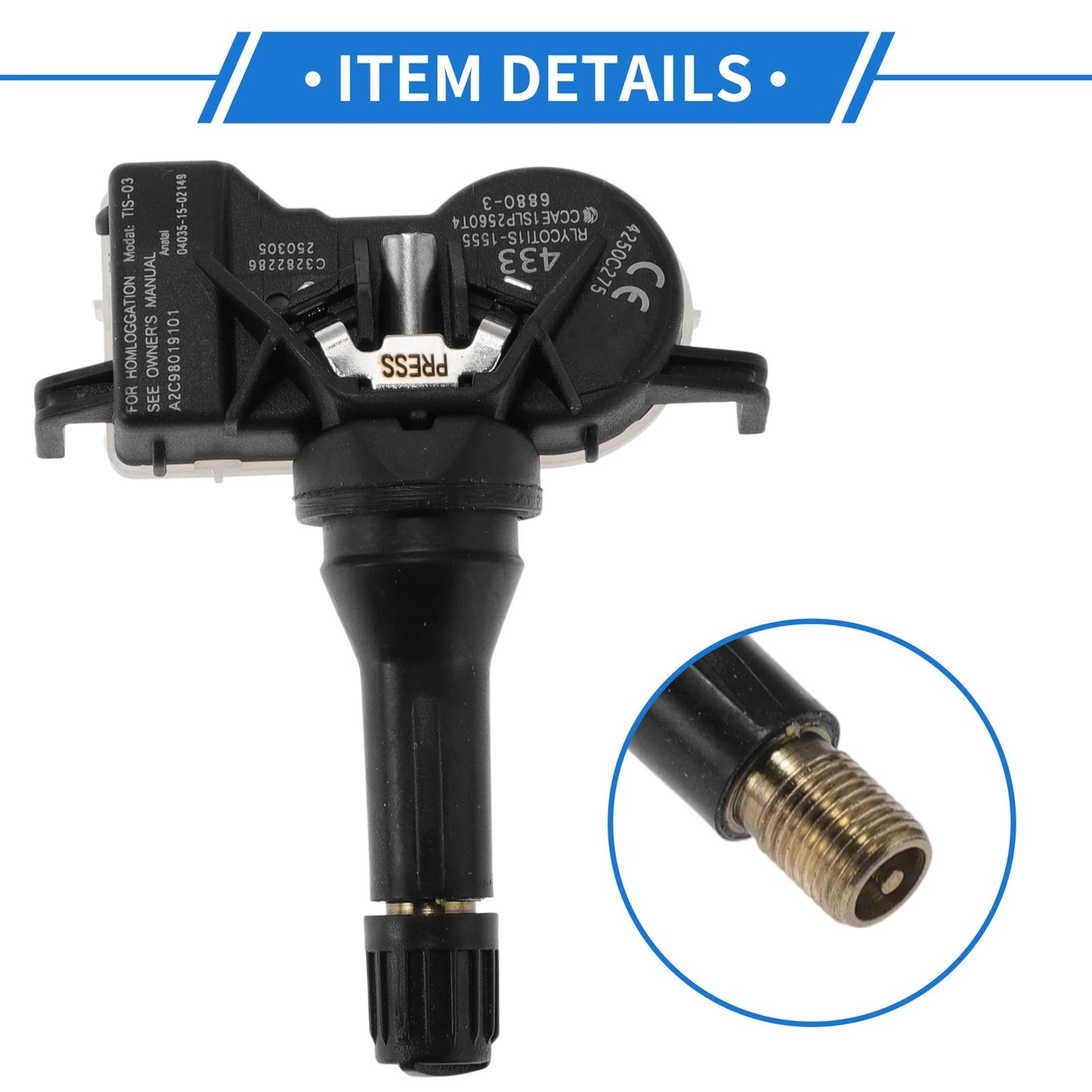 TPMS Sensor No. 4250C275 for Mitsubishi Attrage (2014-2022)