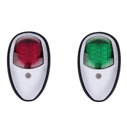 12V LED Waterproof Navigation Light Red Green for Marine Boat Yacht