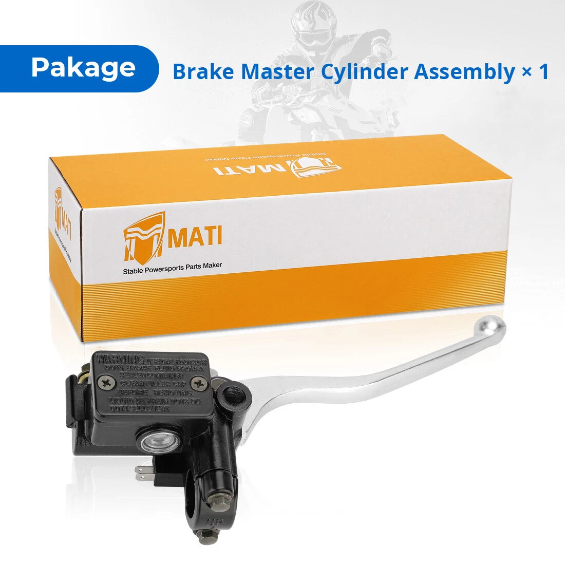 Brake Master Cylinder for Suzuki Ozark 250 LT-F250 QuadMaster 500 LT-A500F