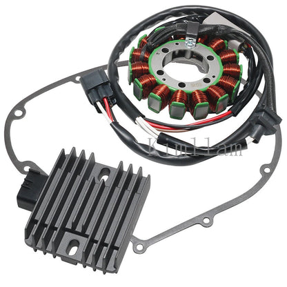 Stator Coil, Regulator, Gasket for Kawasaki VN900 Vulcan 900 Classic (06-23)