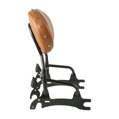 12" Black Sissy Bar Backrest Mounting Spools for Indian Chieftain (2014-2022)