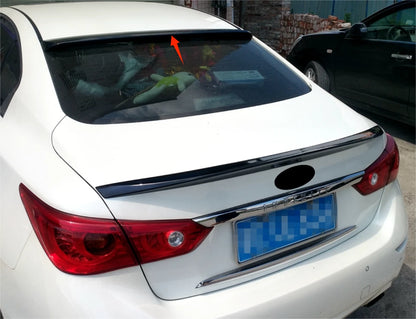 ABS Black F Style Rear Roof Spoiler Wing for Infiniti Q50 V37 (2014-2024)