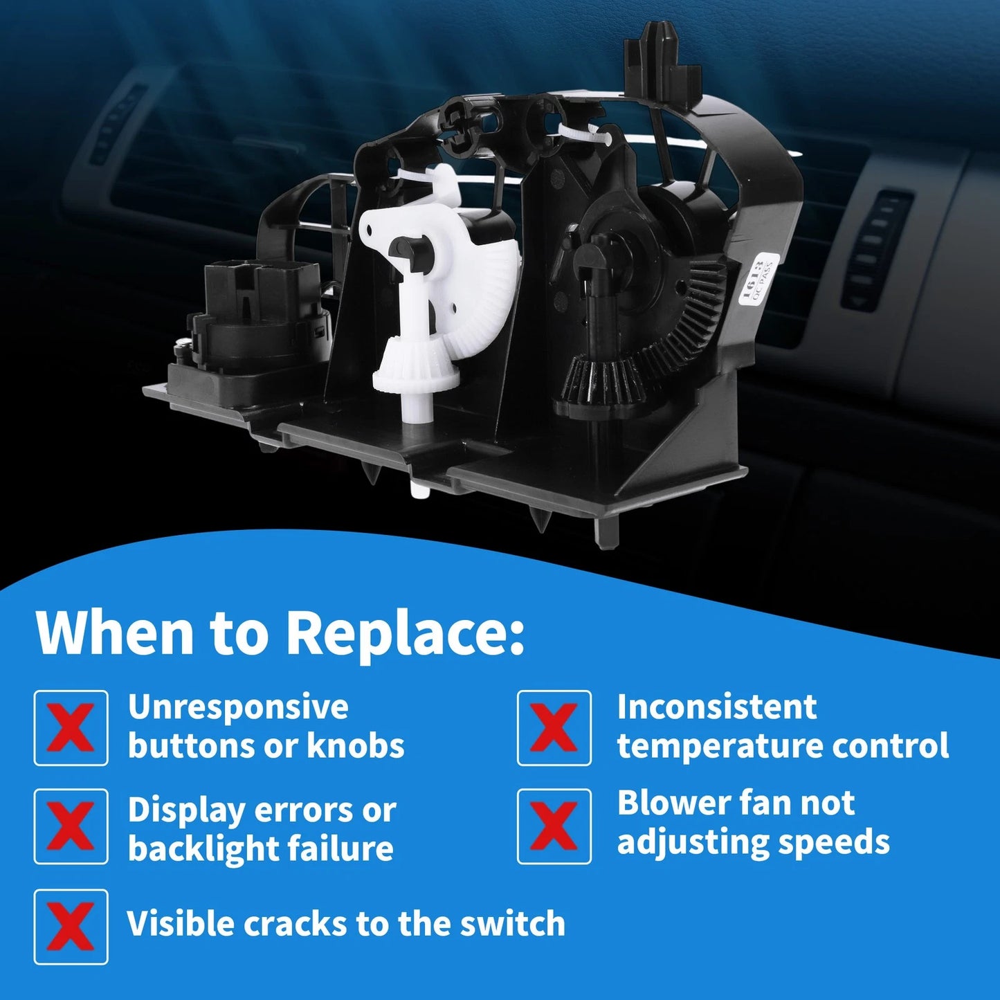 A/C Heater Climate Control Switch Module for Toyota Tundra (2000-2006)