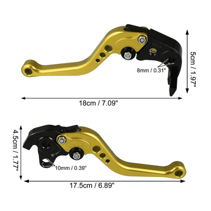 Gold Tone  Motorcycle Brake Clutch Levers for Honda CBR1000RR (2008-2023)