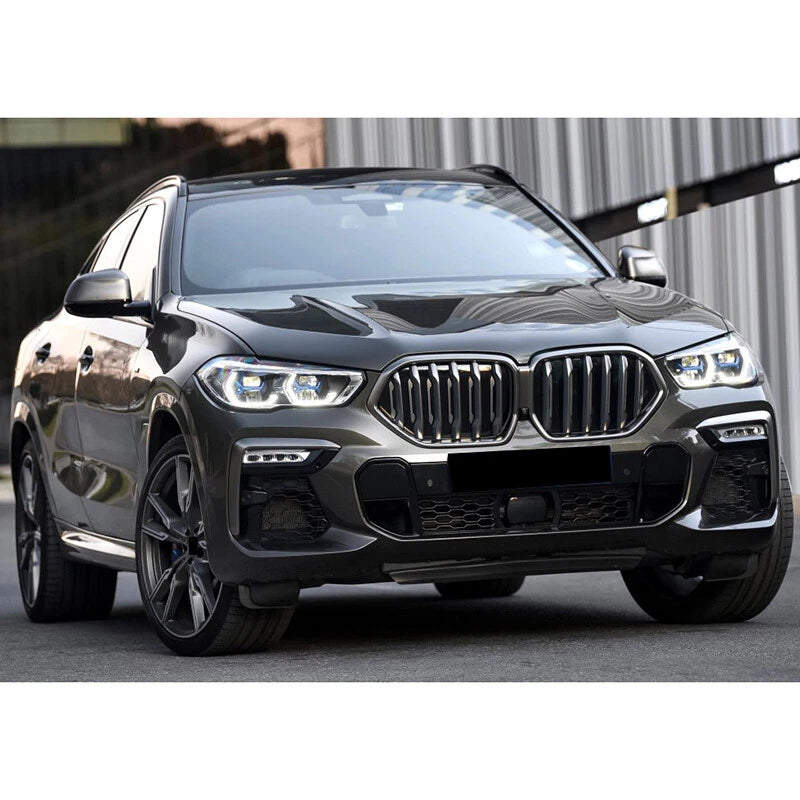 Front Active Shutter Air Inlet Grille Cover for 2020-2022 BMW X6 G06