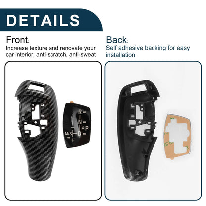 Carbon Fiber Gear Shift Knob Cover for BMW 1 Series