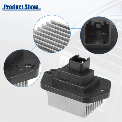 Blower Motor Resistor for Mazda 6 (2006-2007) Black Silver Tone