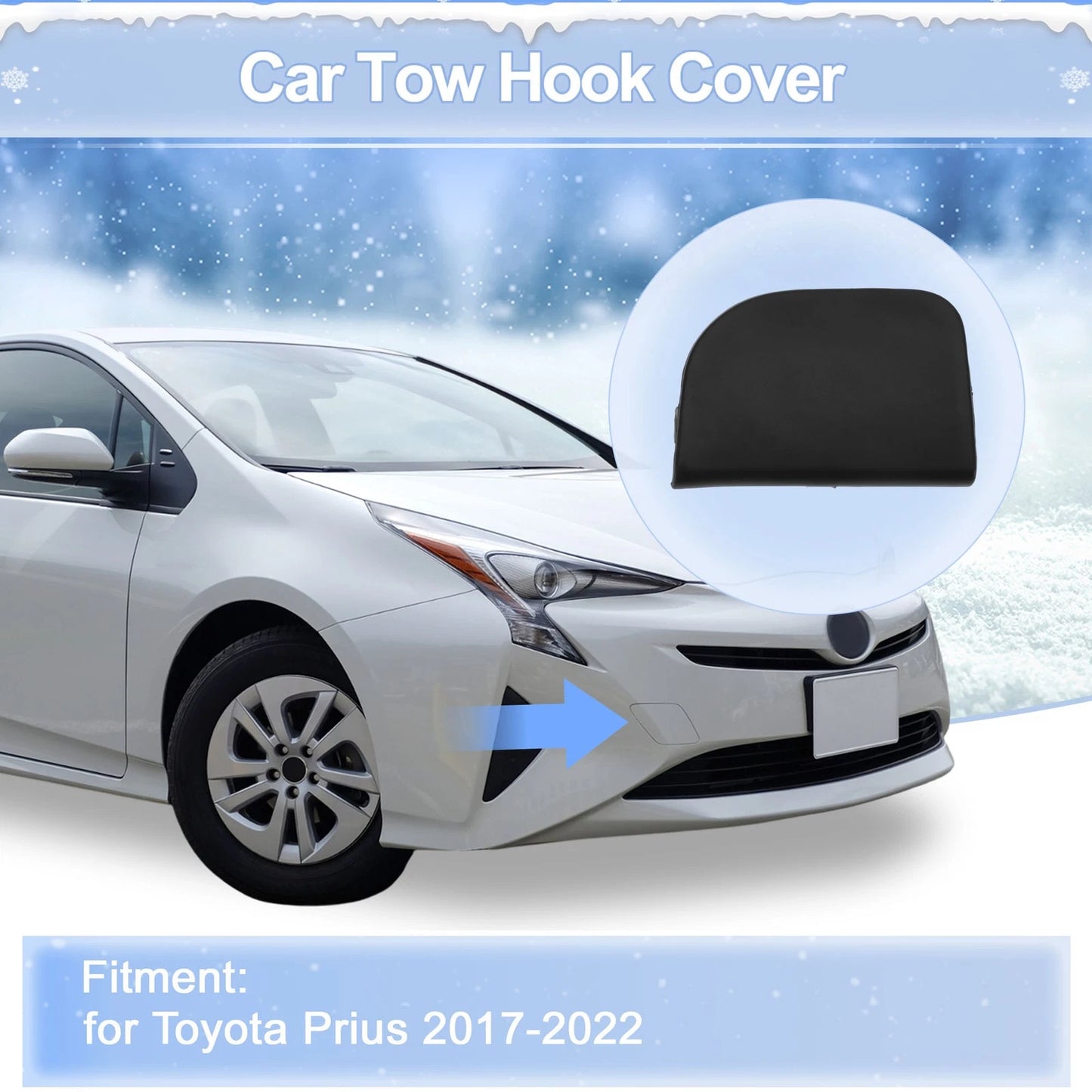 Right Front Tow Hook Cover Cap for Toyota Avensis (2008–2011)