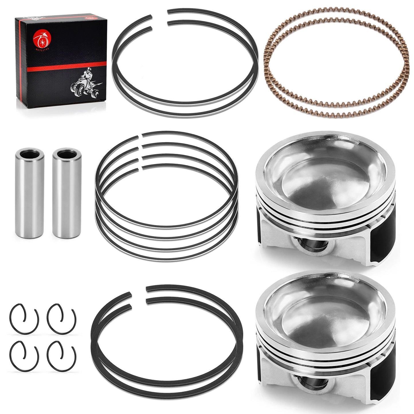 STD 80mm Piston & Rings for Polaris RZR (2008–2010)