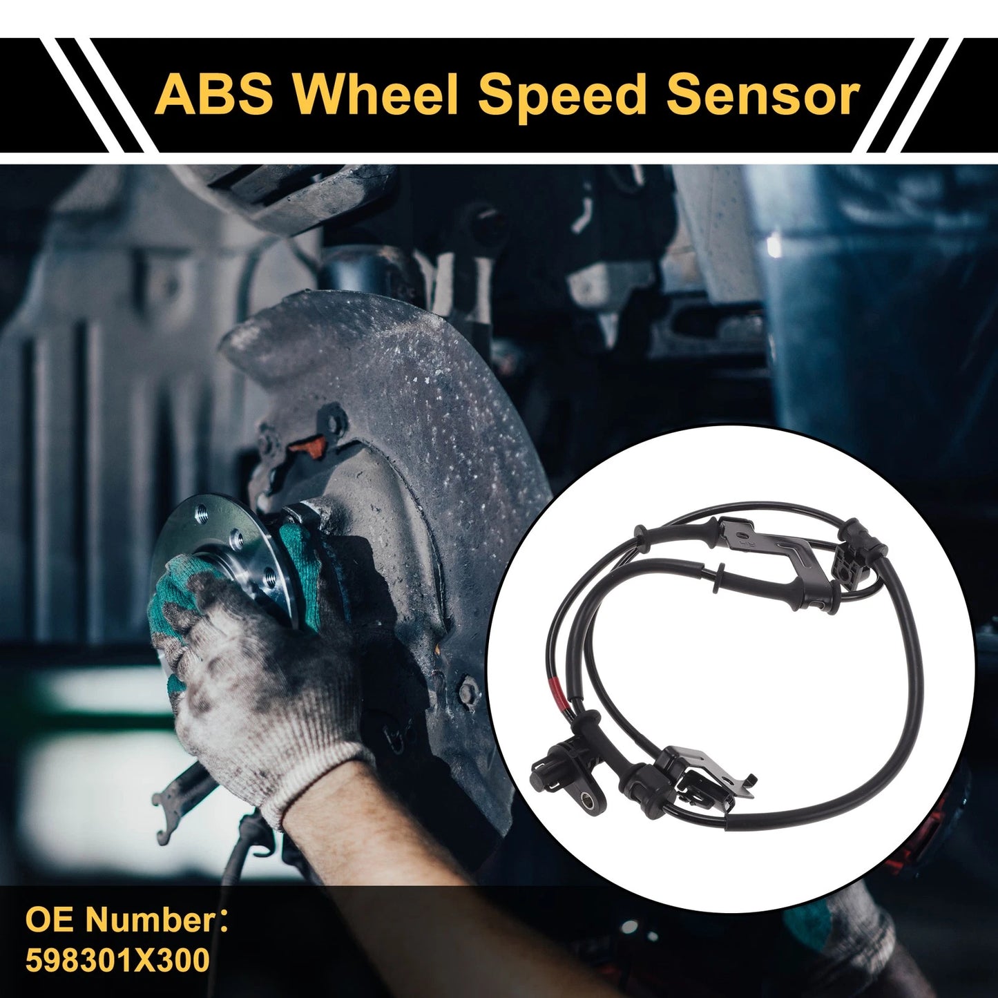 ABS Wheel Speed Sensor for Kia Forte (2009-2015) 1 x Front Right