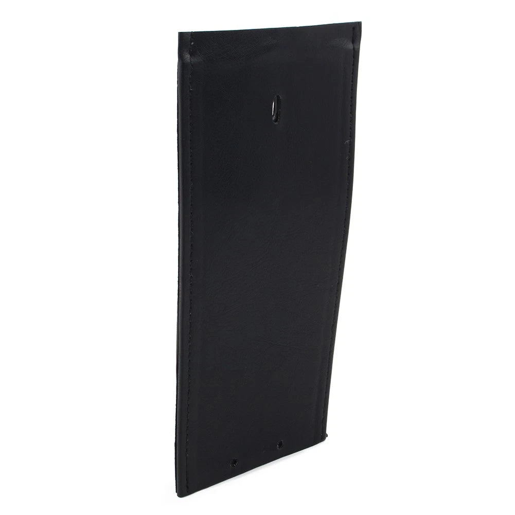 Black Leather Gas Tank Panel Bib for Harley Davidson