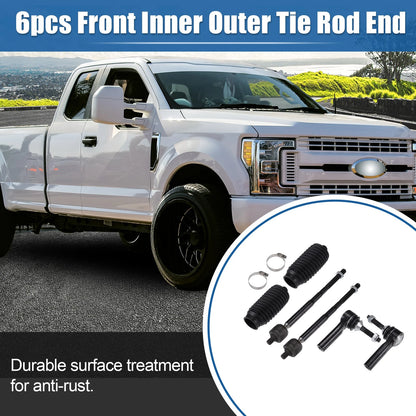 6pcs Tie Rod End Links for Ford Taurus (2013-2017)