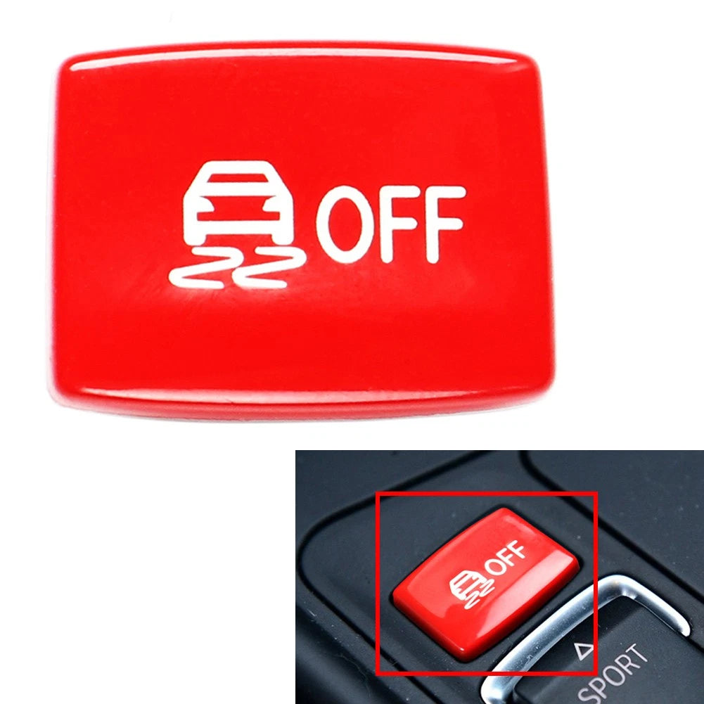 Red Gear ESP Anti-skid Button Cover for BMW 1 Series F20 F21 (2012-2018)