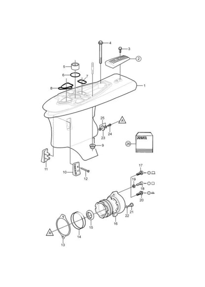 Lower Unit Seal Kit for Volvo Penta SX-A Sterndrive (3888821)