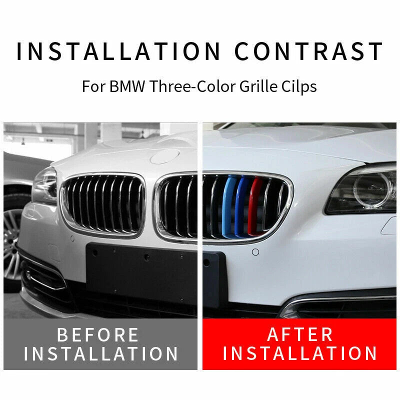 Kidney Grille Cover Stripe Clip for BMW 3 Series F30 F31 (2013-2015)