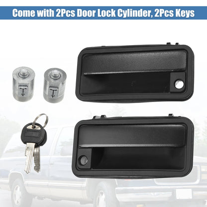 Front Exterior Door Handle Lock Cylinder W/ Keys for Chevrolet & GMC
