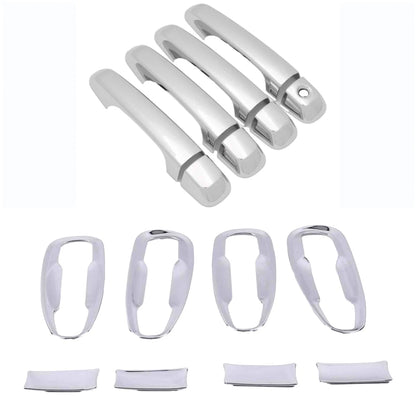 Chrome Door Handle & Bowl Set Cover Trim for Toyota Land Cruiser Prado (2010-2019)