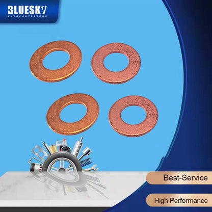 4X Injector Seal Washer Gasket Kit for Nissan Patrol GU Y61, Navara D22 (2000-2023)