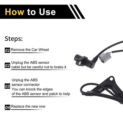 ABS Wheel Speed Sensor for Toyota Highlander (2001-2023)