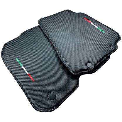 Carbon Fiber Floor Mats for Ferrari 812 GTS Italian Edition (2020-2023)