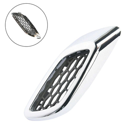Fender Cover Car Lateral Air Vent Left Silver Chrome