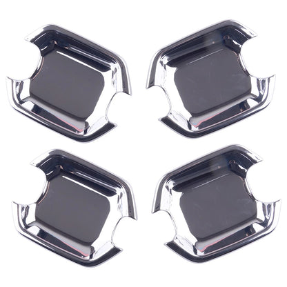 4x Door Handle Cup Bowl Covers for Mitsubishi Pajero Shogun (2006-2015)