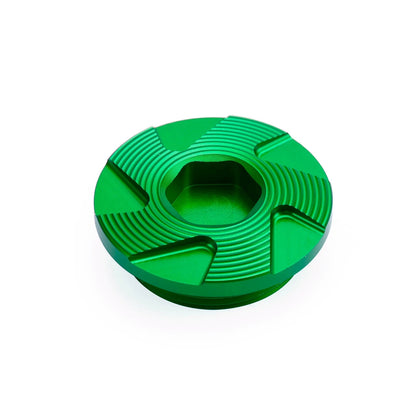 Crankcase Cover Oil Filler Plug - Green for Kawasaki KX 250 450 F (2009-2020)