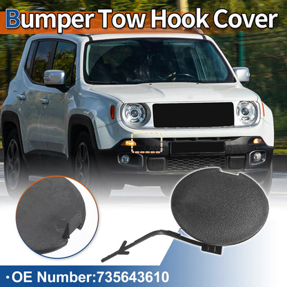 Tow Hook Cover for Jeep Renegade (2015-2018) Unpainted