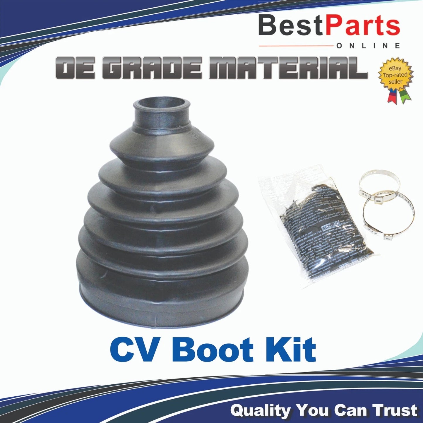 CV Axle Boot Kit Front Outer Side for Lexus GX470 4WD (2003–2009)