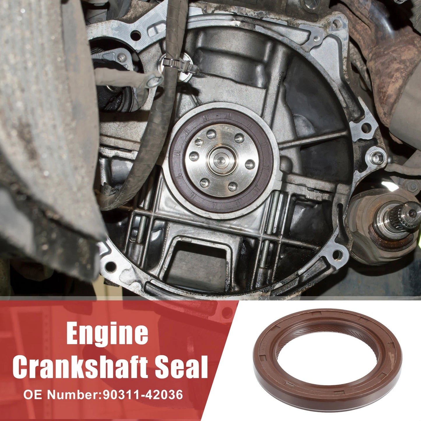 Engine Crankshaft Seal Rubber for Toyota Avalon (2005–2018)