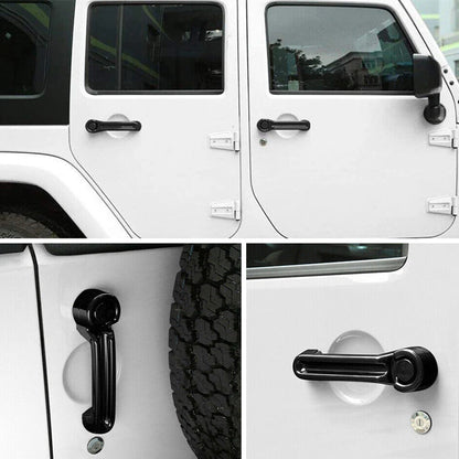 5 x Car Door Handle Cover Molding Trim Accessories for Jeep Wrangler JK (2007-2018)