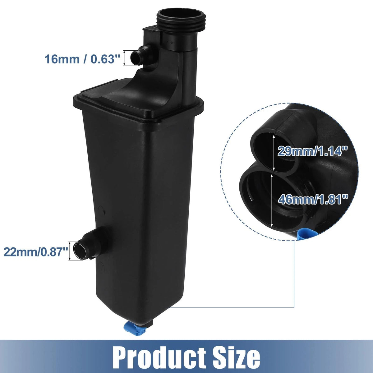Coolant Radiator Reservoir Tank with Sensor for BMW X3 (2004-2008)
