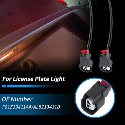 Rear License Plate Light Connector Socket for Ford F-150 (2001-2014)