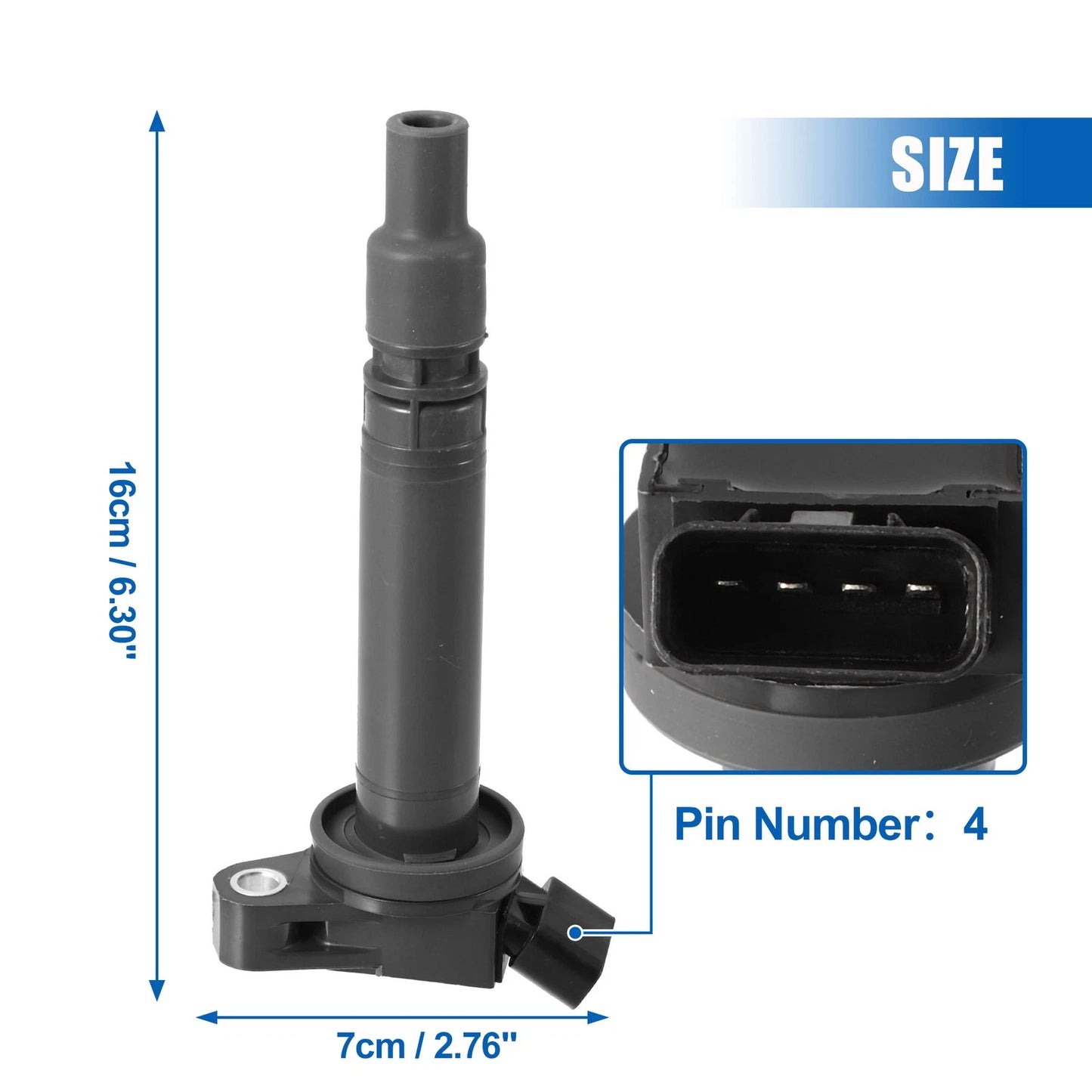4 x Car Ignition Coils for Toyota 4Runner (2010-2022)