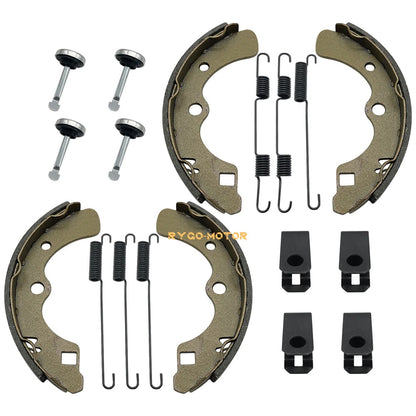 Rear Brake Shoes & Springs Pins for Kawasaki Mule