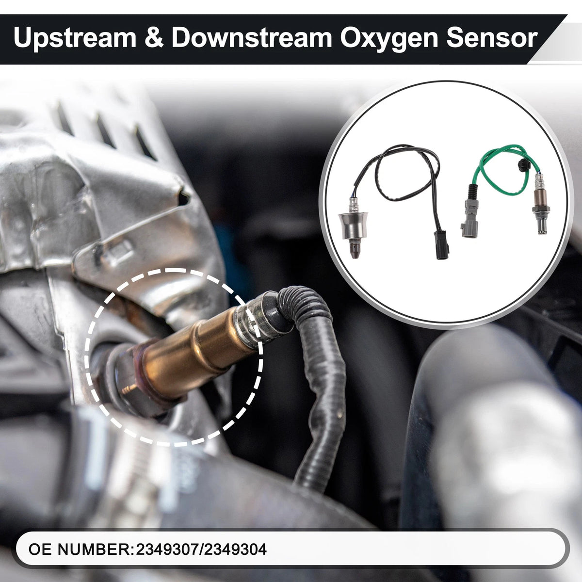 2 x Upstream & Downstream Oxygen Sensors for Toyota Camry Hybrid LE