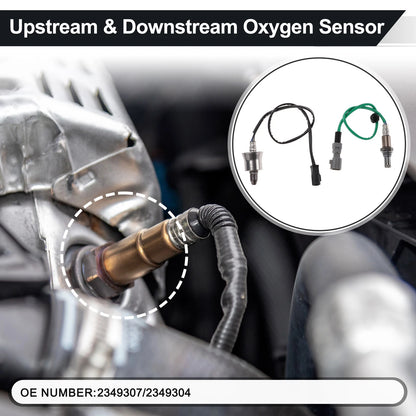 2 x Upstream & Downstream Oxygen Sensors for Toyota Camry Hybrid LE