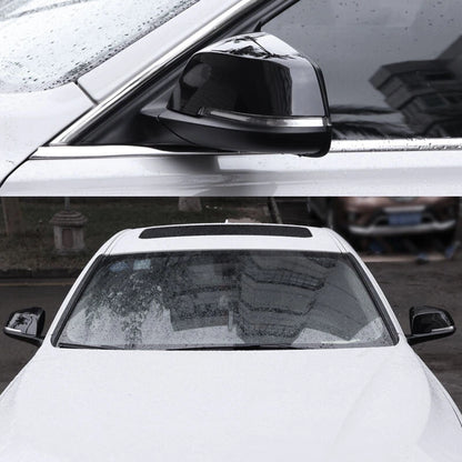 Gloss Black Side Mirror Cover Caps Overlay fit For BMW 3 Series F30 F32 2013-18