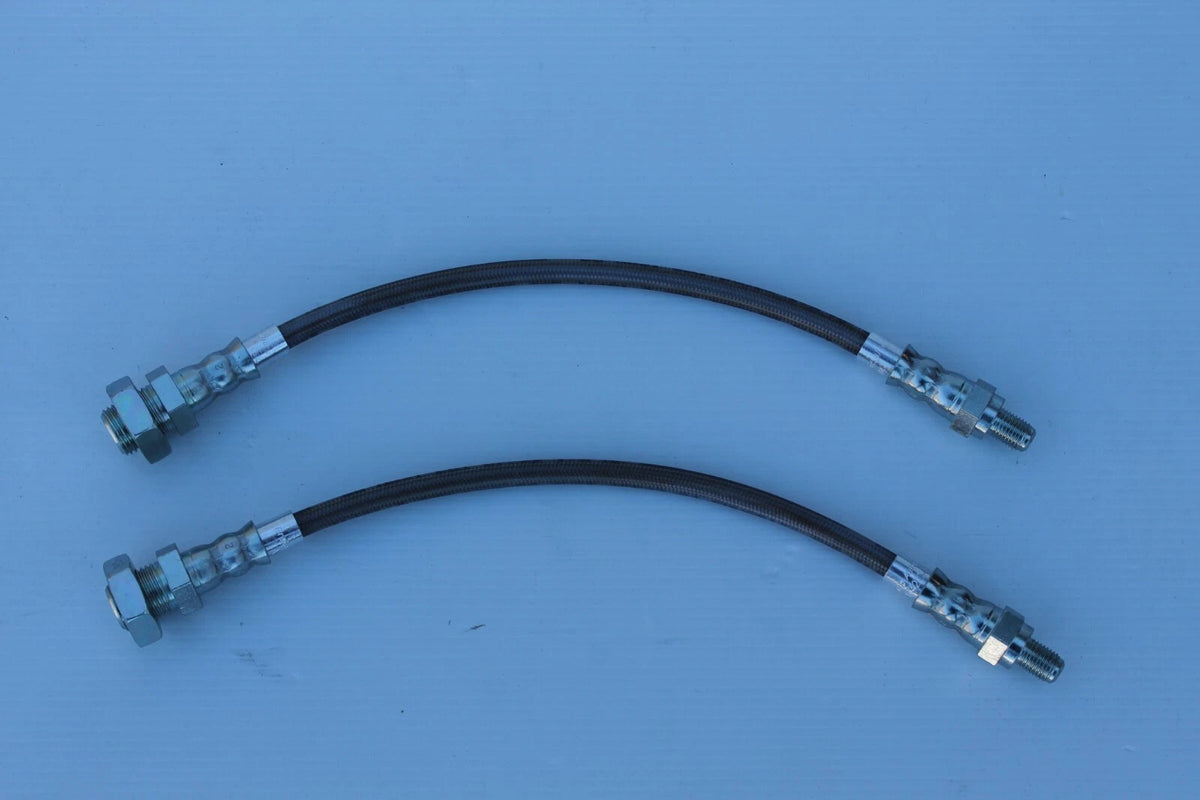 Braided Rear Caliper Brake Hose Set (2) for Ford Falcon XB, XC, XD