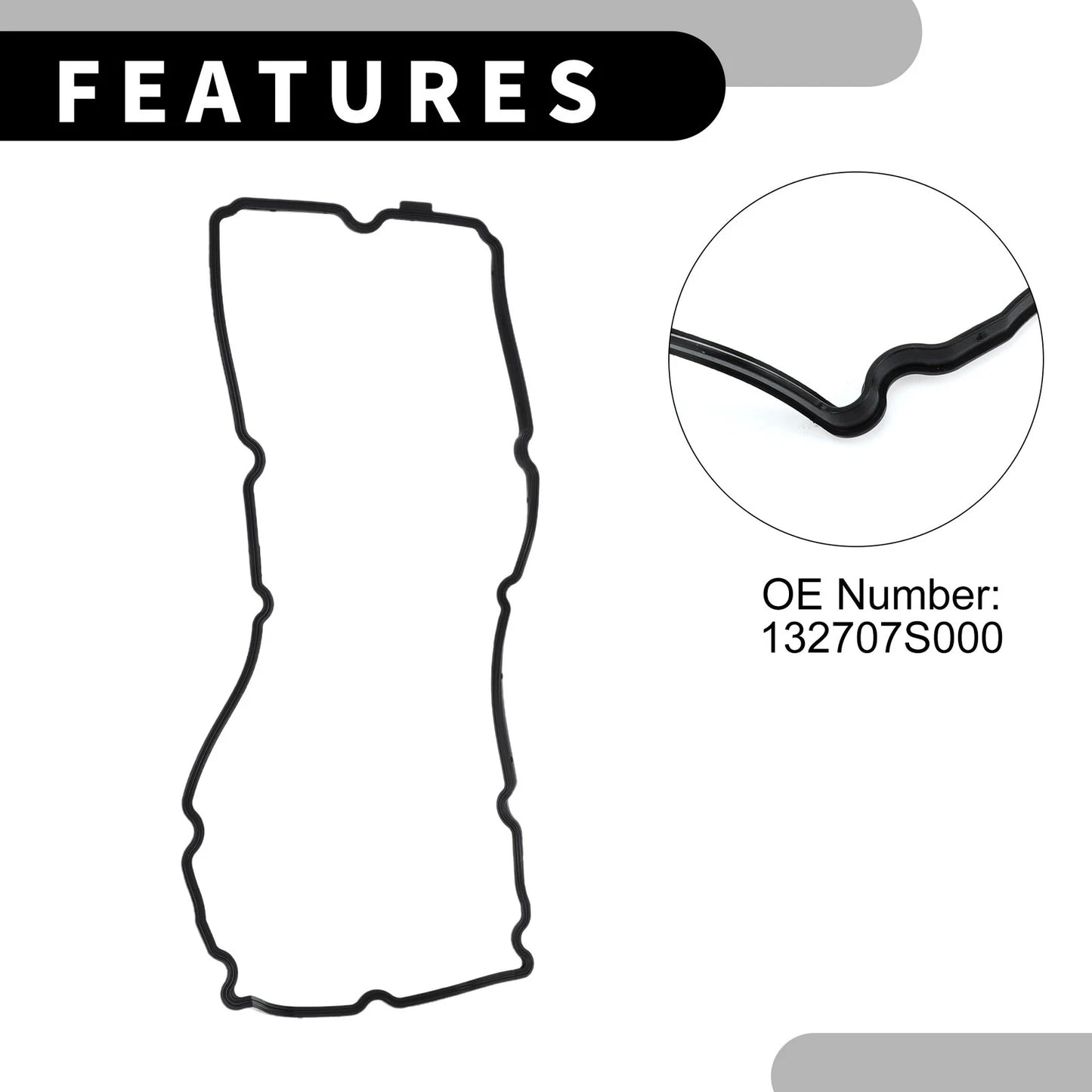 Valve Cover Gasket for Nissan NV 3500 S, SL, SV, PRO-4X (2012-2021)