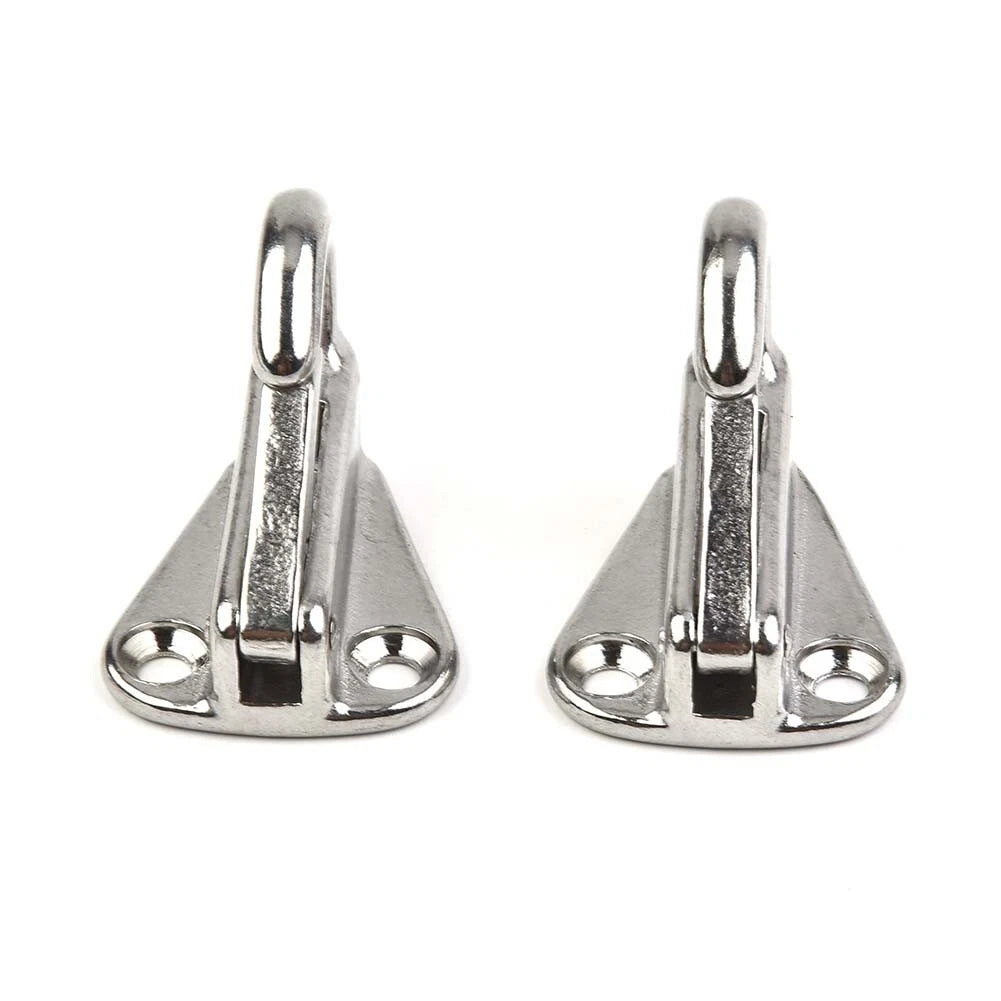 2 x Marine 316 SS Spring Snap Hook Fender Hardware